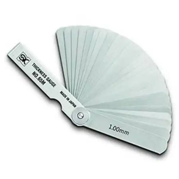 0.03-1.0mm Dưỡng đo khe hở 19 lá Niigata 100MY
