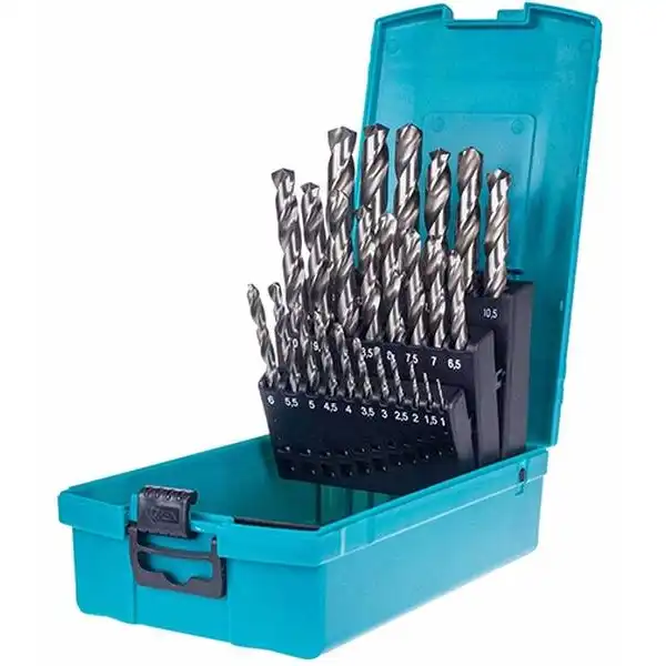 1-13mm Bộ mũi khoan kim loại HSS 25 chi tiết Total TACSD0251