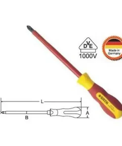 #1 Vít bake cách điện 1000V Sata 61-212 (61212)