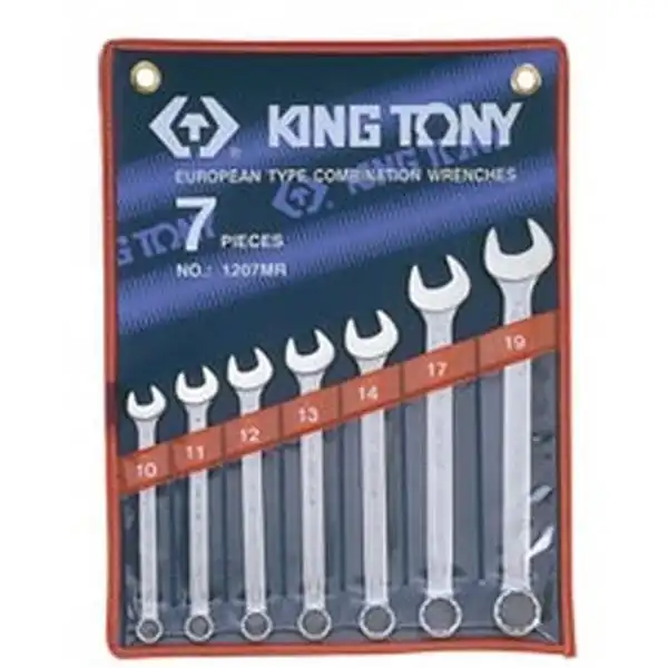 10-19mm bộ vòng miệng 7 cái hệ mét Kingtony 1207SR