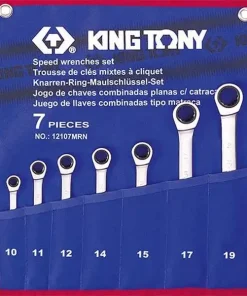 10-19mm Bộ vòng miệng tự động 7 chi tiết Kingtony 12107MRN