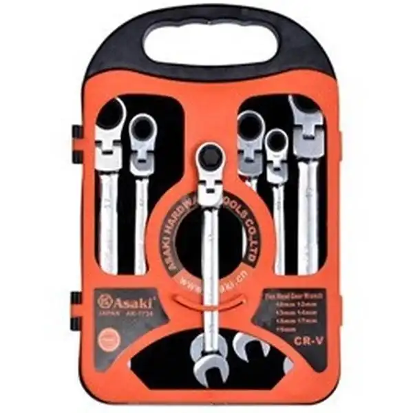 10-19mm Bộ vòng miệng tự lắc Asaki AK-7734