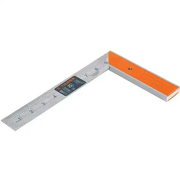 10 inch (250mm) Thước ê ke đo góc vuông Truper 14374 (EC-10)