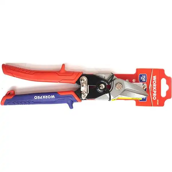10 inch Kéo cắt tôn mũi cong trái thép CR-MO Workpro WP214020