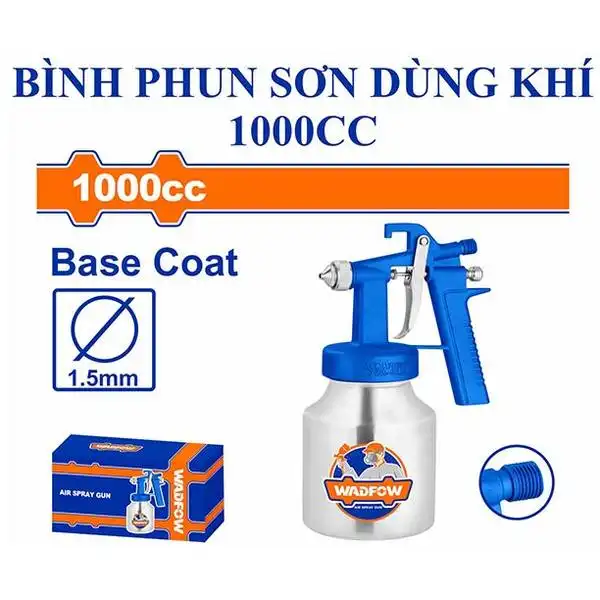 1000cc Súng phun sơn khí nén Wadfow WGA1561