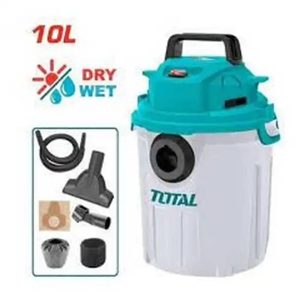 1000W Máy hút bụi khô và ướt 10L Total TVC10101