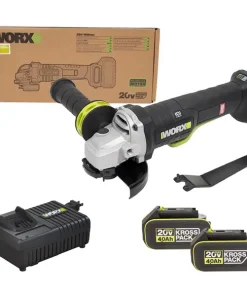 100mm Bộ máy mài góc dùng pin 20V Worx WU835 (Công tắc bóp)