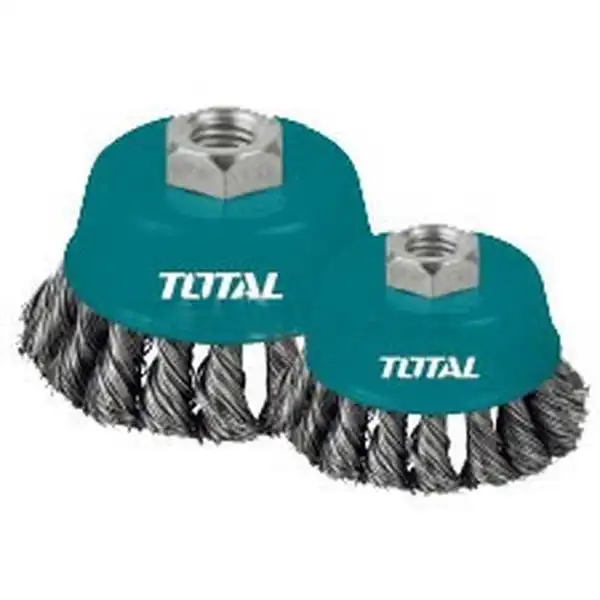 100mm Chén cước (chổi cước) xoắn Total TAC32041