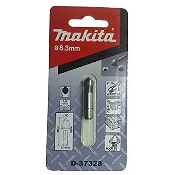 10.4x34mm Mũi lã 3 lưỡi cắt thép gió HSS M5 chuôi lục giác Makita D-37334