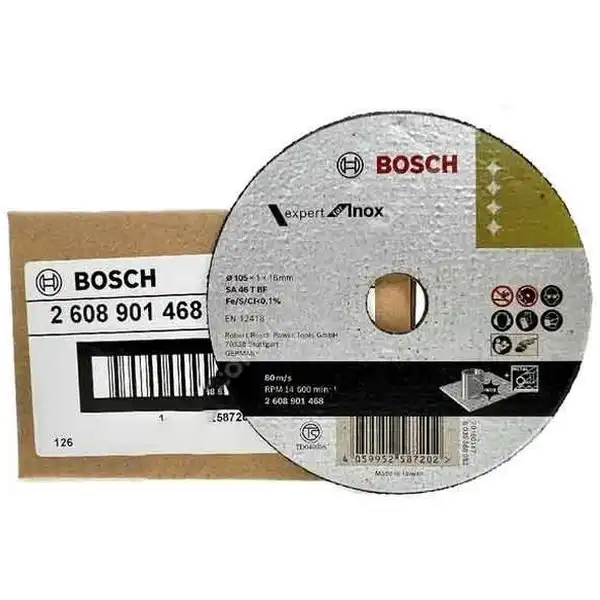 105x1.0x16mm Đá cắt inox Bosch 2608601468