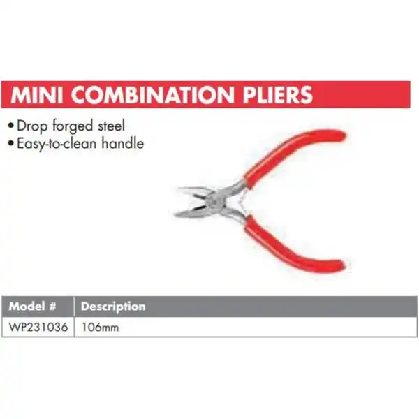 106mm Kìm điện mini Workpro WP231036