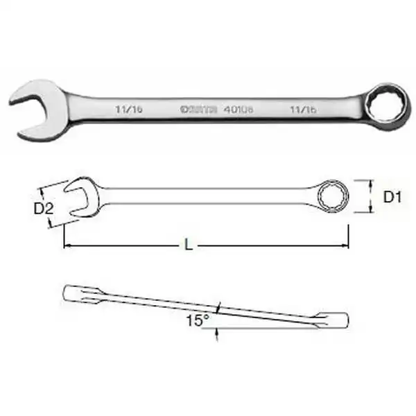11mm Cờ lê vòng miệng Sata 40-206 (40206)