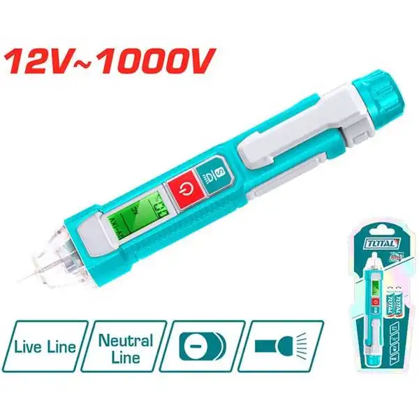 12-1000V Bút dò điện áp AC Total THT210003