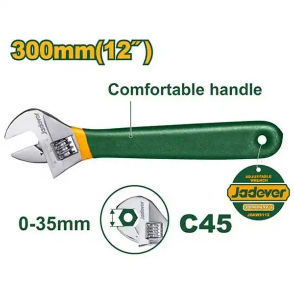 12 inch Mỏ lết cán bọc nhựa Jadever JDAW5112