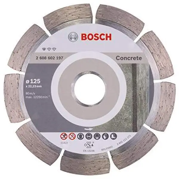125 x 1.6 x 22.2mm Đĩa cắt bê tông Bosch 2608602197