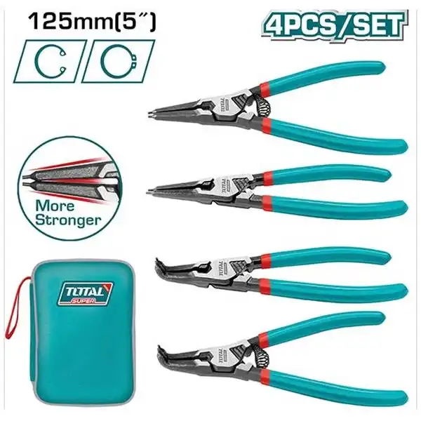 125mm Bộ kìm mở phe 4 chi tiết Total THTJ214041