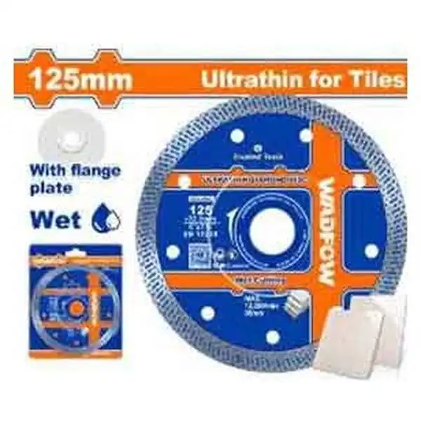 125x22.2mm Lưỡi cắt gạch siêu mỏng (cắt ướt) Wadfow WDC4K03
