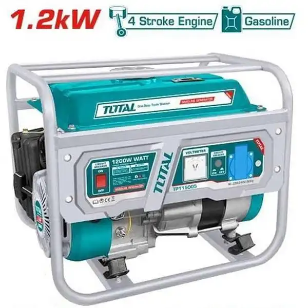 1.2kW Máy phát điện dùng xăng Total TP115005