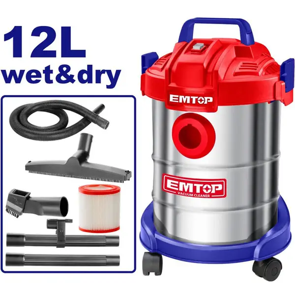 12L Máy hút bụi 800W Emtop EVCR0801