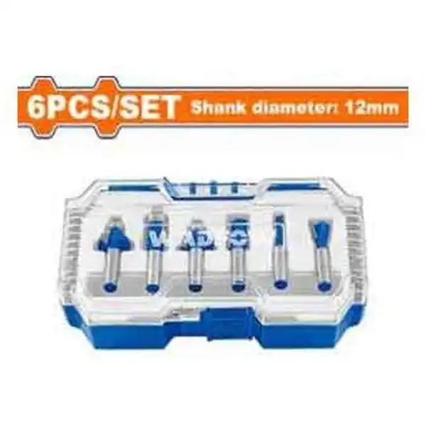 12mm Bộ mũi phay 6 chi tiết Wadfow WRKSR0112