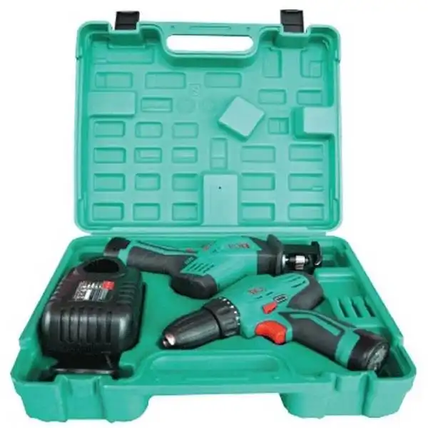 12V Bộ máy khoan và máy cưa kiếm dùng pin DCA ADKIT02E