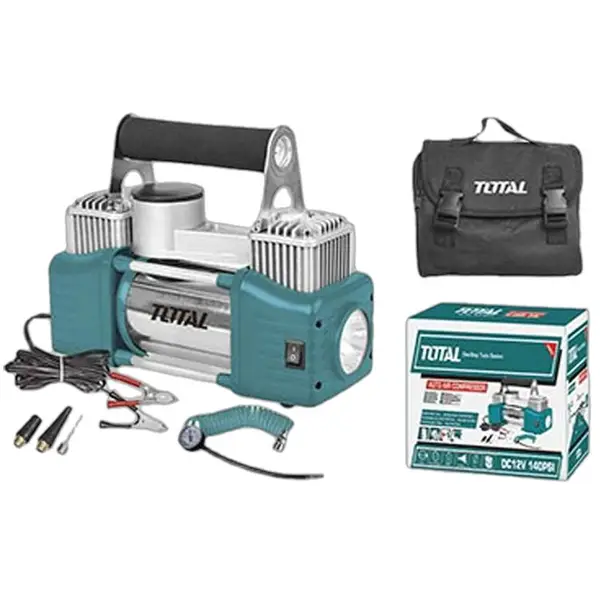 12V MÁY BƠM HƠI LỐP XE Ô TÔ TOTAL TTAC2506