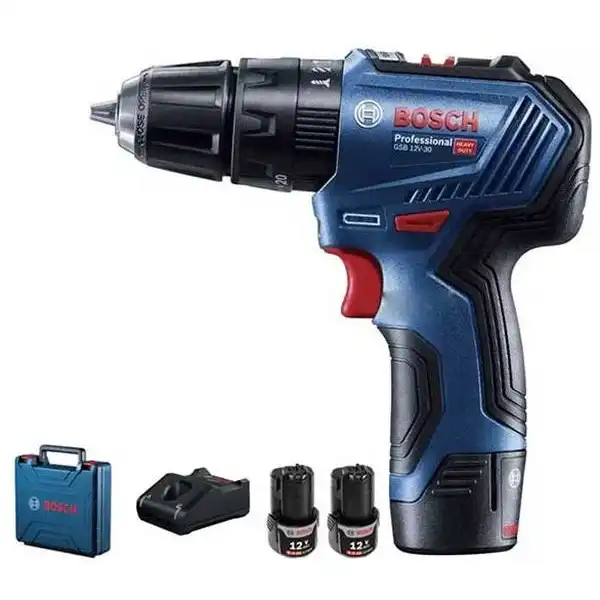 12V Máy khoan búa dùng pin Bosch GSB 12V-30