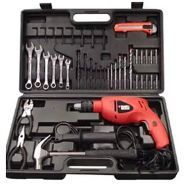 13mm Máy khoan búa 550W kèm 42 phụ kiện Black & Decker HD560K