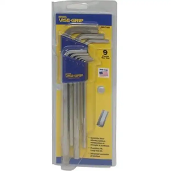 1.5-10mm Bộ lục giác đầu bằng 9 cây hệ mét Irwin T9097102