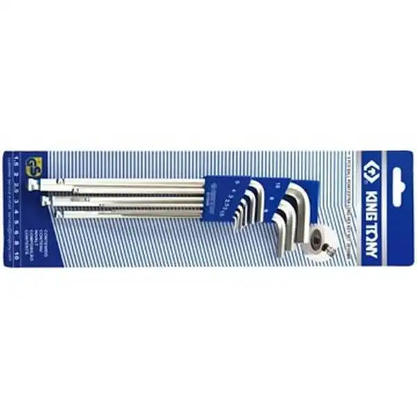1.5-10mm Bộ lục giác đầu bi 9 chi tiết Kingtony 20109MR
