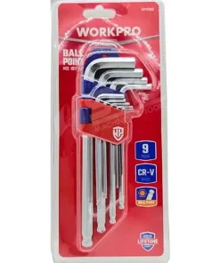 1.5-10mm Bộ lục giác đầu bi (loại trung) 9 chi tiết Workpro WP222006