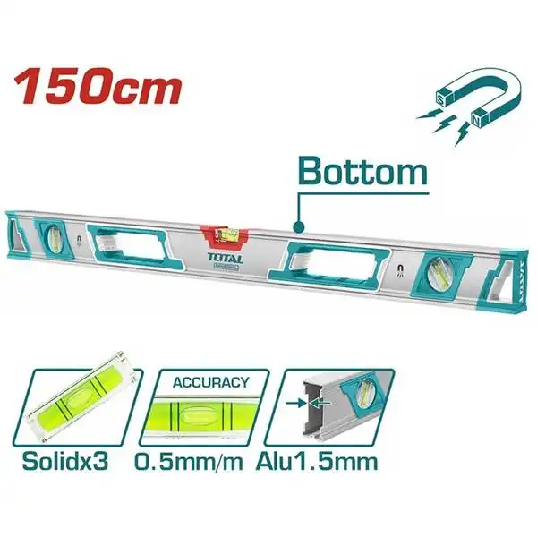 1500mm Thước thủy từ tính Total TMT215086M