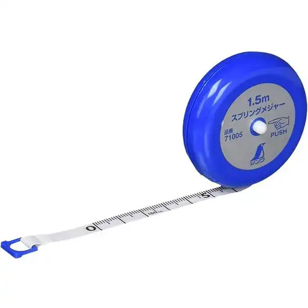 1.5m x 8mm Thước cuộn sợi thủy tinh Shinwa 71005
