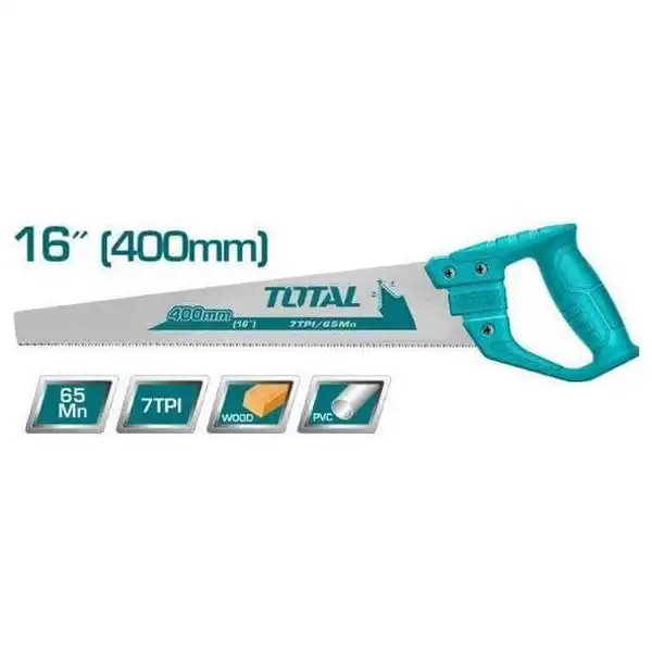 16 inch (400mm) Cưa tay lá liễu Total THT551663D (đổi qua THT55400)