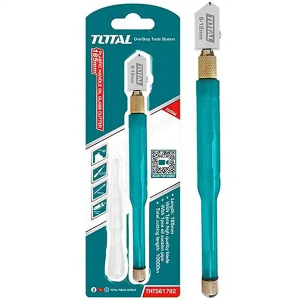 165mm Dao cắt kiếng (kính) tay cầm nhựa Total THT561782
