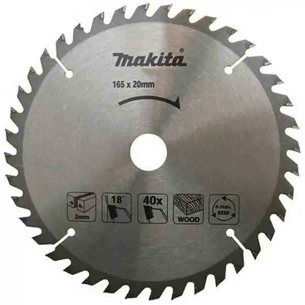 165X20X40T Lưỡi cưa hợp kim Makita B-17027