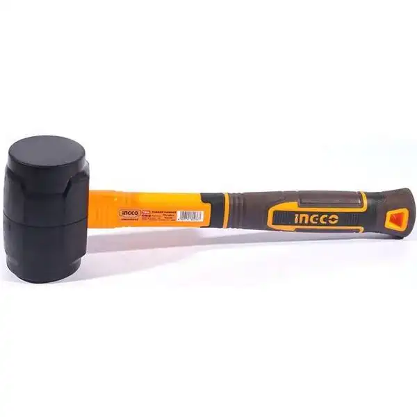 16Oz Búa cao su đen Ingco HRUH8816