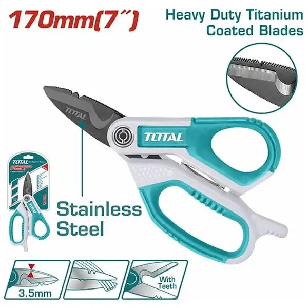 170mm Kéo đa năng Total THES051708