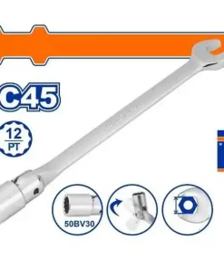 17mm Cờ lê miệng có đầu tuýp lắc léo Wadfow WTH1E17
