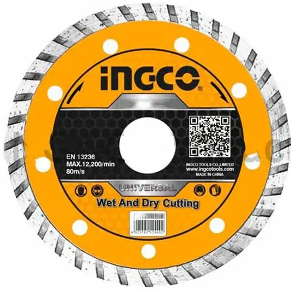 180 (7 inch)x22.2mm Đĩa cắt gạch đa năng INGCO DMD031801