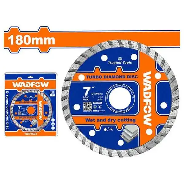 180x22.2mm Lưỡi cắt gạch đa năng (cắt cả khô và ướt) Wadfow WDC3K04