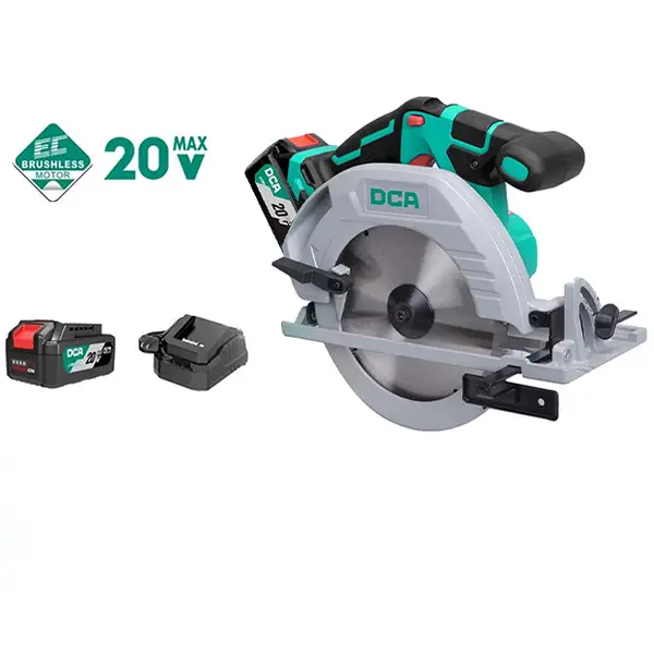 185mm Máy cưa đĩa dùng pin 20V DCA ADMY02- 185DM (1 Pin 4.0Ah & Sạc)