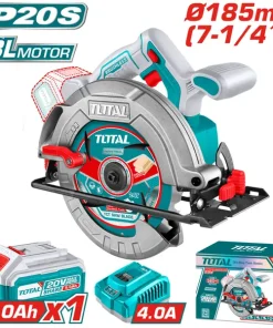 185mm Máy cưa đĩa dùng pin 20V Total TSLI18513 (1 Pin 5.0Ah, 1 Sạc)