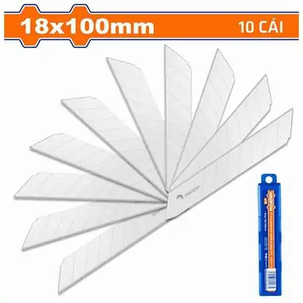 18x100mm Bộ 10 lưỡi dao (dùng cho WSK2918, WSK3918, WSK8618) Wadfow WMK1K18