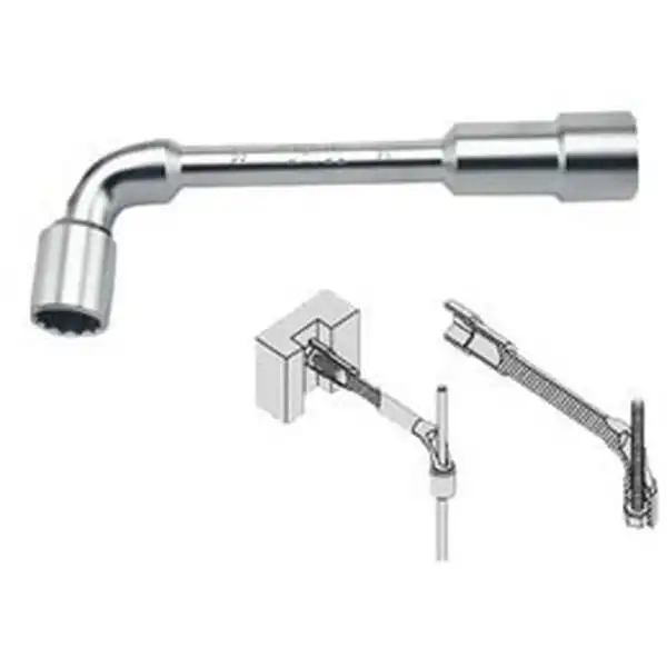 19mm Điếu chữ L 1 đầu bông 1 đầu lục giác TOPTUL AEAE1919