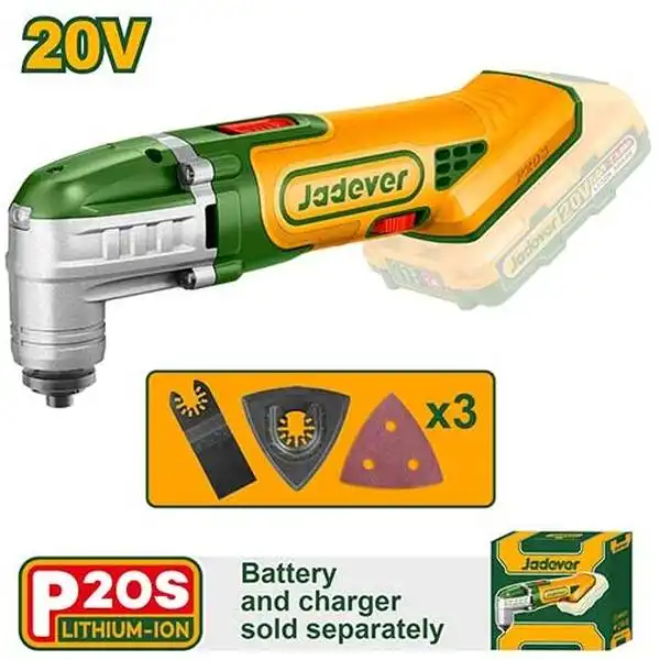 20V Máy cắt góc đa năng dùng pin (chỉ thân máy) Jadever JDMUP5020