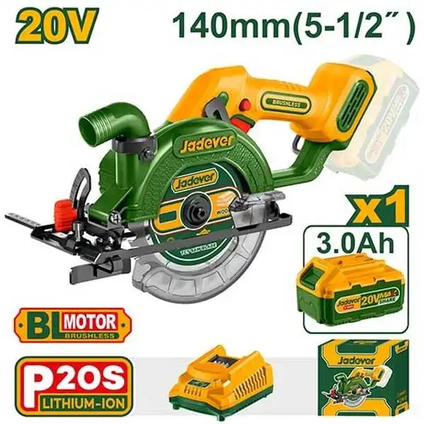 20V Máy cưa đĩa 140mm Jadever JDLWP5631