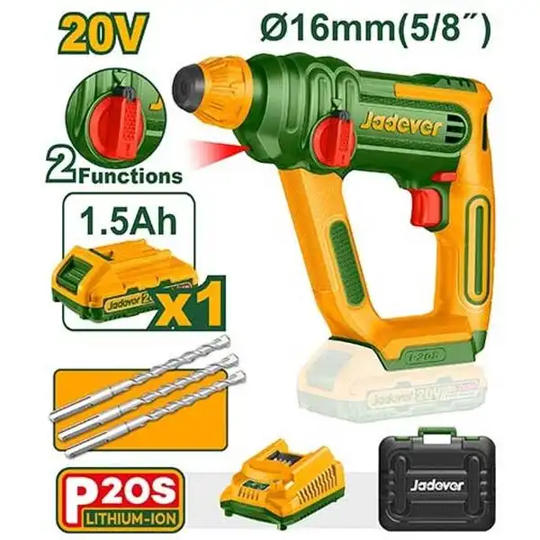 20V Máy khoan búa dùng pin Jadever JDLM1B161