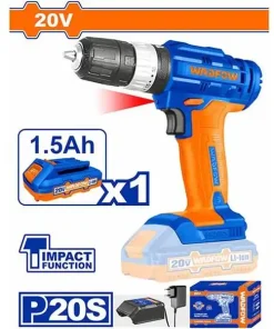 20V Máy khoan búa dùng pin Wadfow WCDP521
