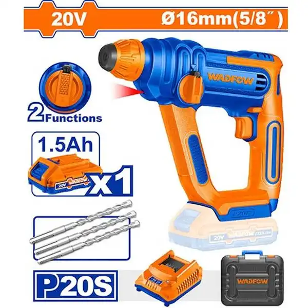 20V Máy khoan búa dùng pin Wadfow WLM1B161